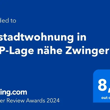 Altstadtwohnung In Top-lage Naehe Zwinger Apartmán *